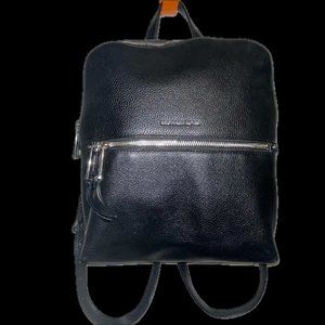 Michael Kors Genuine Black Leather Blackpack